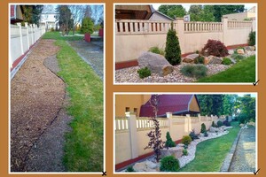 realizace úzkého záhonu