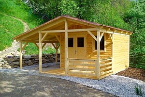 dřevěný zahradní domek
