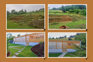 soukromé wellness  - bazén se slanou vodou, kuchyňka, krb, odpočinková zóna