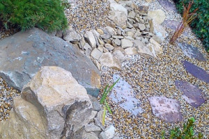 kamenná zahrada, kamenný potok - pískovec