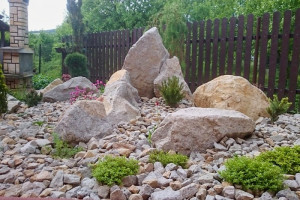 kamenná zahrada - pískovec